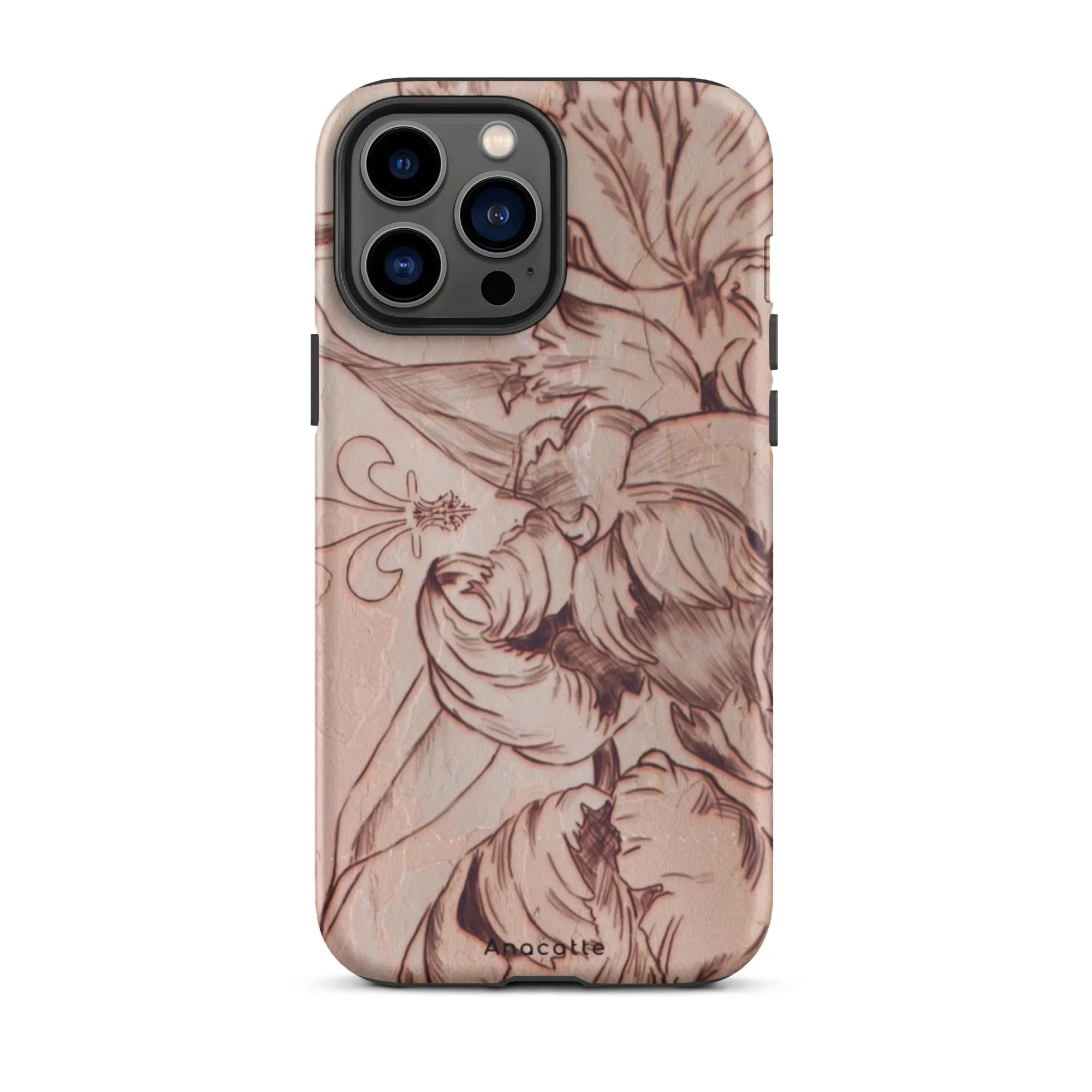 Anacotte Luxury Retro Flowers iPhone Case