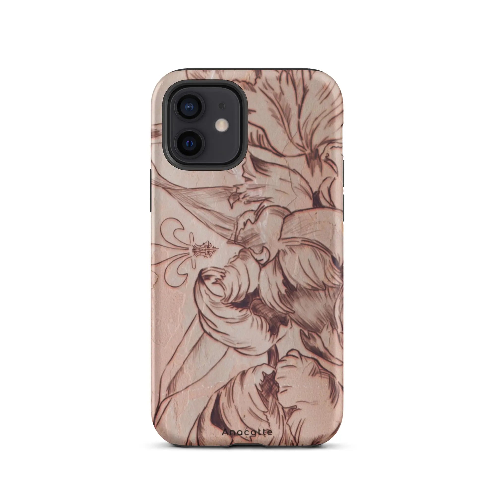 Anacotte Luxury Retro Flowers iPhone Case