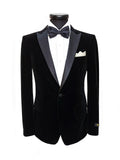 Black Velvet Dinner Blazer