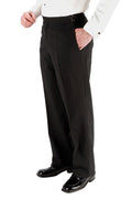 بنطلون بدلة توكسيدو "أنتوني" صوف إيطالي أسود من Vitale Barberis